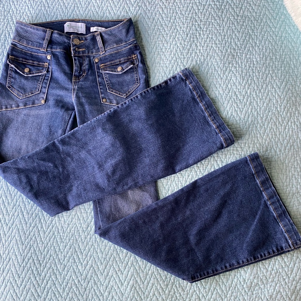 Regeneration Jeans - Flower - by Celebrity Pink.